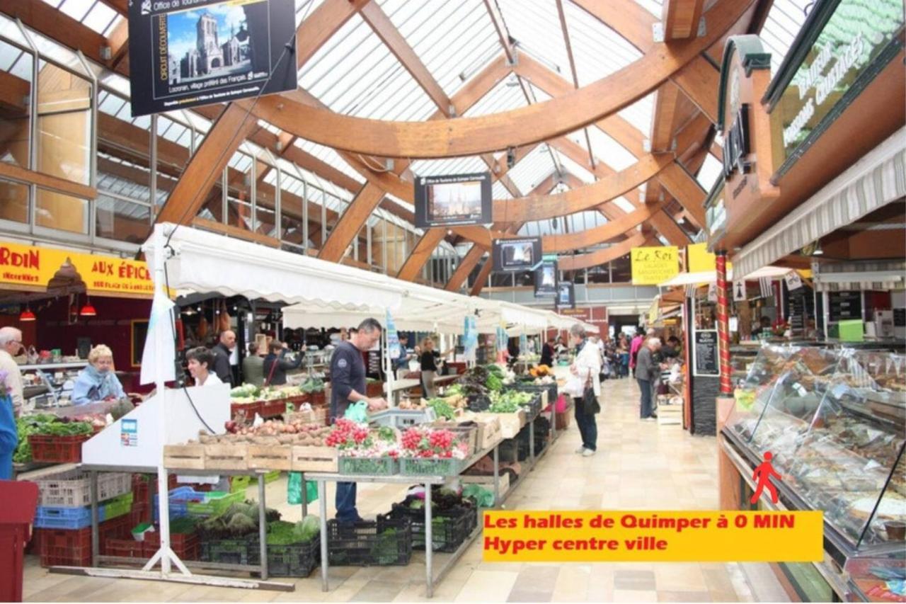 Cosy Appartement Hyper Centre-Ville Quimper Ngoại thất bức ảnh