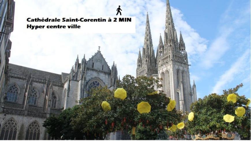 Cosy Appartement Hyper Centre-Ville Quimper Ngoại thất bức ảnh